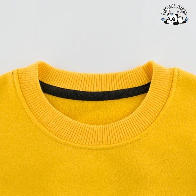 LEZONKIDS - OEM Customizable Spring Autumn Boys Clothing Set Long Sleeve Fleece Boys Clothing Set Baby Boy Clothes